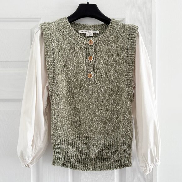 Veronica Beard Green Knit Sweater - Picture 4 of 9